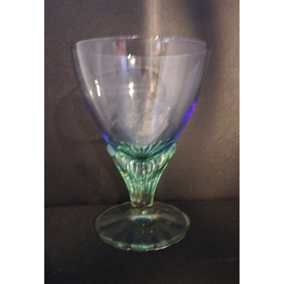 Bormioli Rocco Bahia Blue Green Water Goblet Glassware - Picture 5 of 16